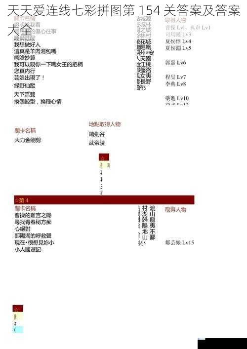 关卡特点及难度分析