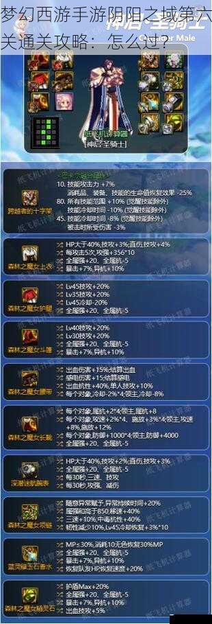 角色搭配与装备选择
