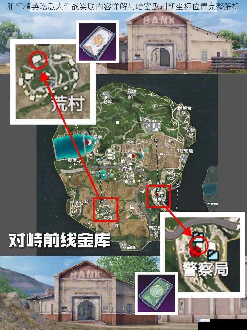 和平精英吃瓜大作战奖励内容详解与哈密瓜刷新坐标位置完整解析