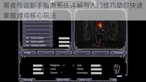 黑夜传说新手指南系统详解与入门技巧助你快速掌握游戏核心玩法