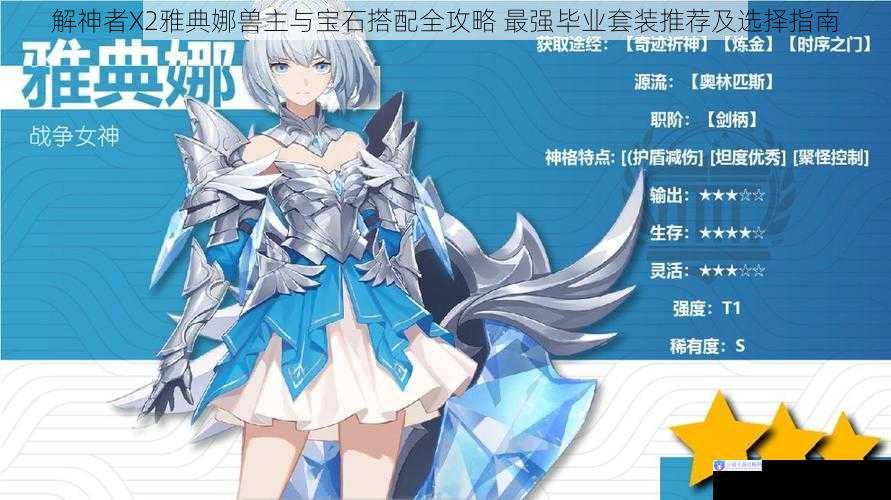解神者X2雅典娜兽主与宝石搭配全攻略 最强毕业套装推荐及选择指南