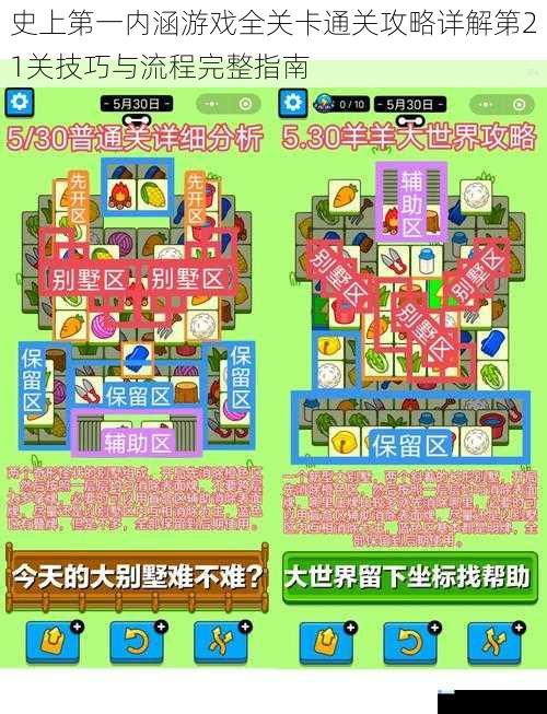 史上第一内涵游戏全关卡通关攻略详解第21关技巧与流程完整指南