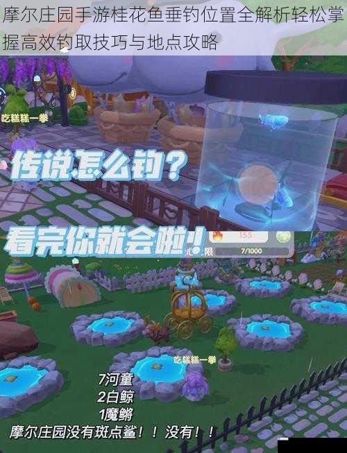 摩尔庄园手游桂花鱼垂钓位置全解析轻松掌握高效钓取技巧与地点攻略
