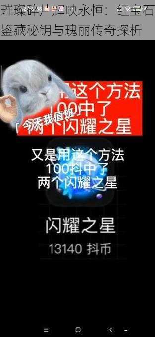 璀璨碎片辉映永恒：红宝石鉴藏秘钥与瑰丽传奇探析