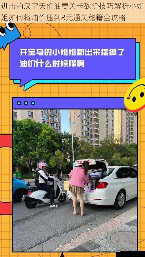 进击的汉字天价油费关卡砍价技巧解析小姐姐如何将油价压到8元通关秘籍全攻略