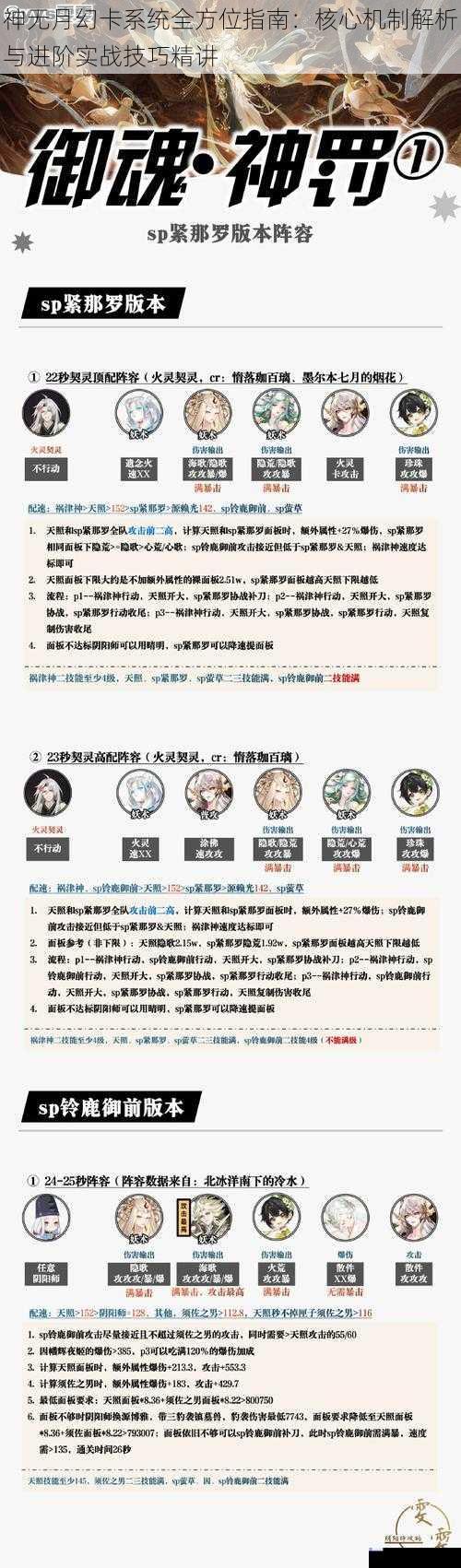 神无月幻卡系统全方位指南：核心机制解析与进阶实战技巧精讲