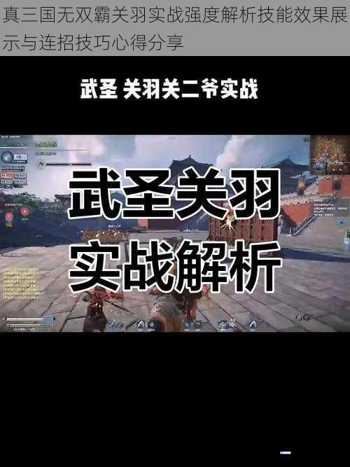真三国无双霸关羽实战强度解析技能效果展示与连招技巧心得分享