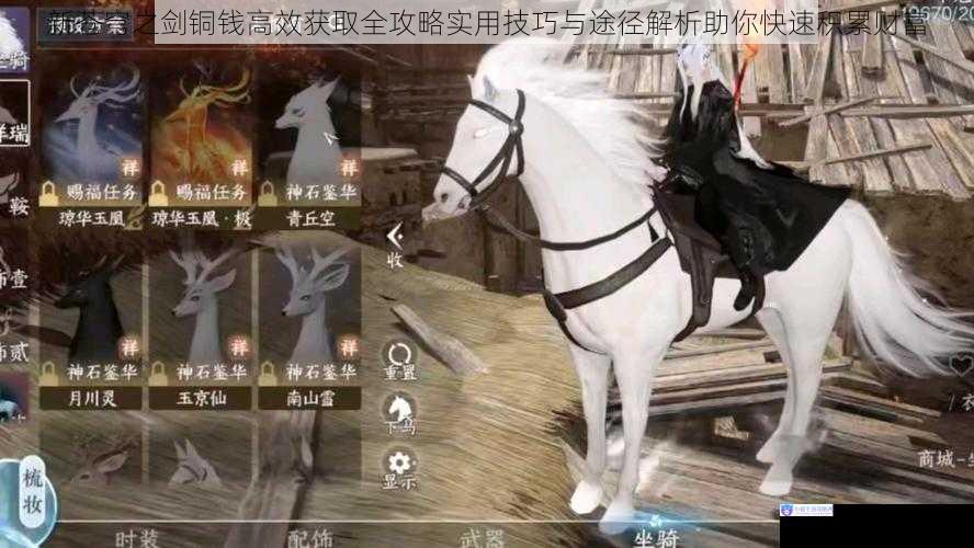新苍穹之剑铜钱高效获取全攻略实用技巧与途径解析助你快速积累财富