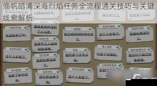 渔帆暗涌深海烈焰任务全流程通关技巧与关键线索解析