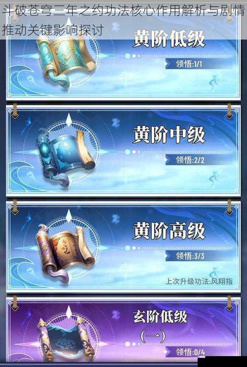 斗破苍穹三年之约功法核心作用解析与剧情推动关键影响探讨