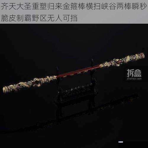 齐天大圣重塑归来金箍棒横扫峡谷两棒瞬秒脆皮制霸野区无人可挡