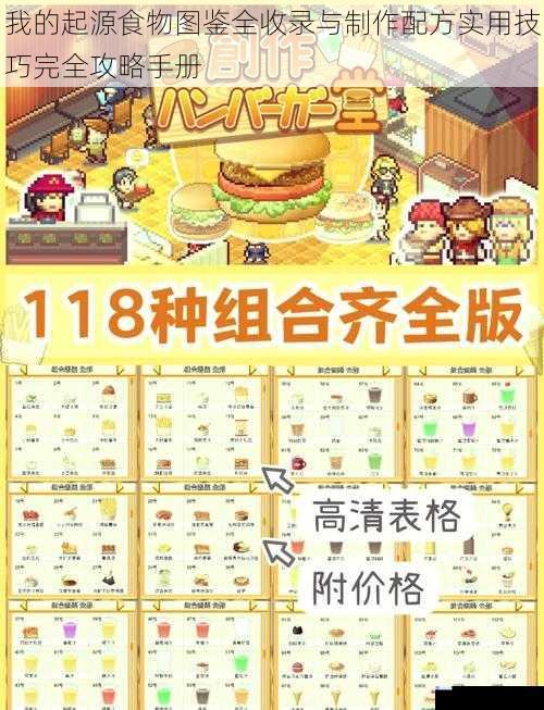 我的起源食物图鉴全收录与制作配方实用技巧完全攻略手册