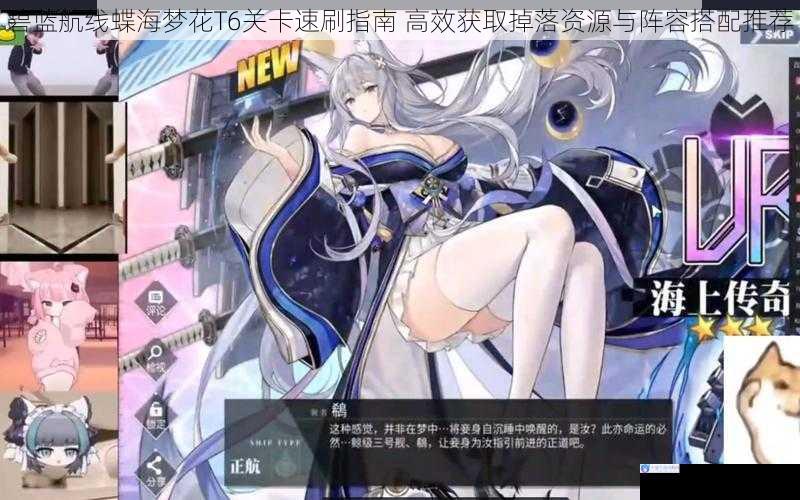 碧蓝航线蝶海梦花T6关卡速刷指南 高效获取掉落资源与阵容搭配推荐