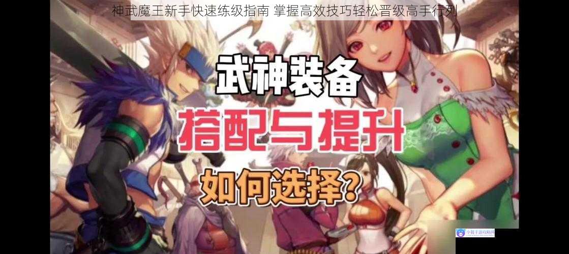 神武魔王新手快速练级指南 掌握高效技巧轻松晋级高手行列