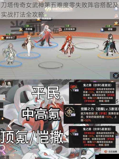 刀塔传奇女武神第五难度零失败阵容搭配及实战打法全攻略