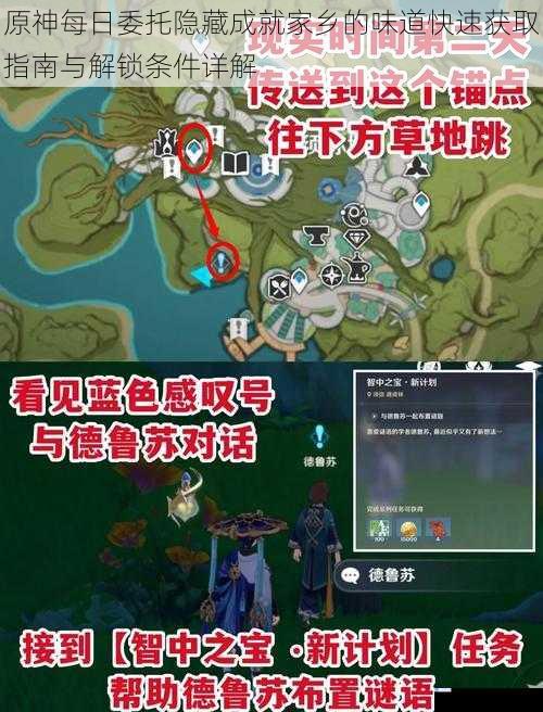 原神每日委托隐藏成就家乡的味道快速获取指南与解锁条件详解