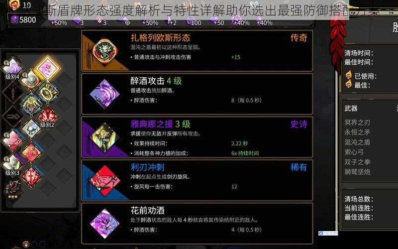 哈迪斯盾牌形态强度解析与特性详解助你选出最强防御搭配方案