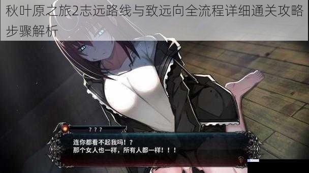 秋叶原之旅2志远路线与致远向全流程详细通关攻略步骤解析