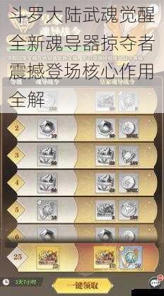 斗罗大陆武魂觉醒全新魂导器掠夺者震撼登场核心作用全解